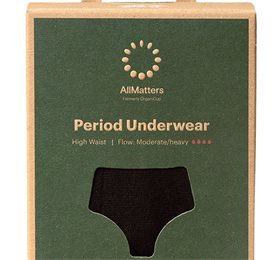 Allmatters Menstruationstrusse High Waist Underwear Moderate Heavy S