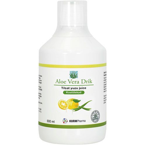 Aloe Vera Drik Med Yuzu   500 Ml