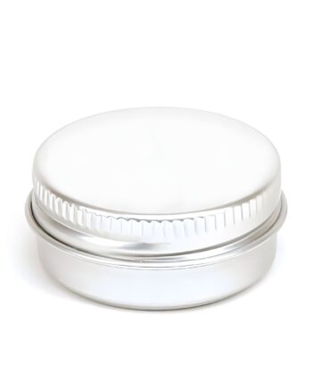 Aluminium Bøtte 10 Ml Med Skumplade I Låg  Diameter 36 Mm  Højde 16 Mm   Hedenhus   Tæt Lukning  Kompakt Til Tasken