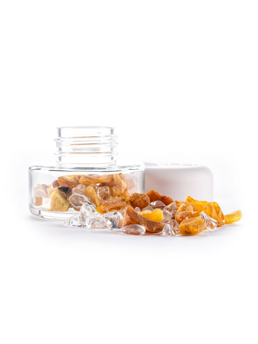 Inu Crystal Jar Amber