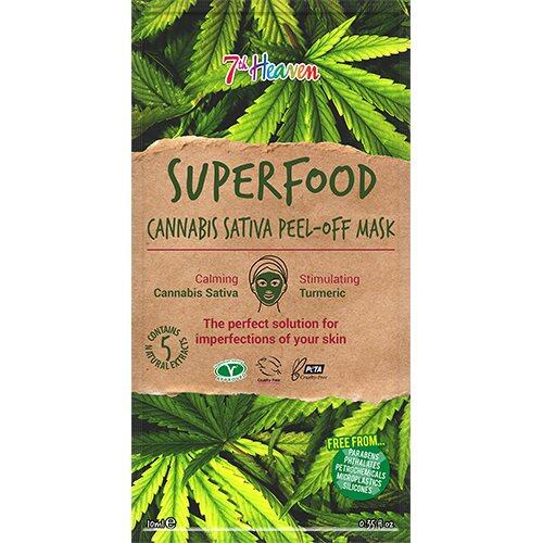 7th Heaven Ansigtsmaske Superfood Canabis Sativa  10ml