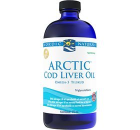 Nordic Naturals Arctic Cod Liver Oil  Appelsinsmag  473ml
