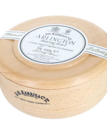 D R  Harris   Co  Ltd Arlington Barbersæbe I Bøgetræsskål  100 Gr