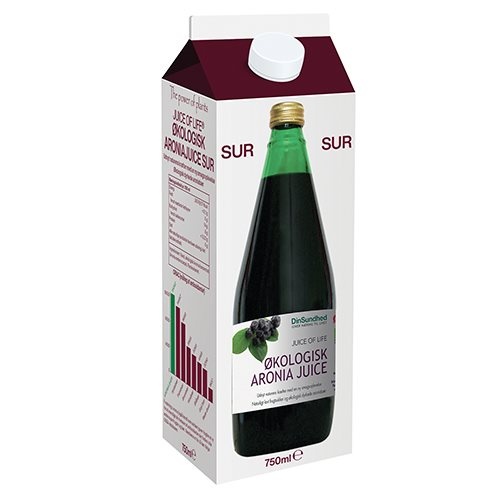 Aronia Juice Uden Sukker   750 Ml