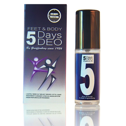 5 Days Deodorant Feet   Body