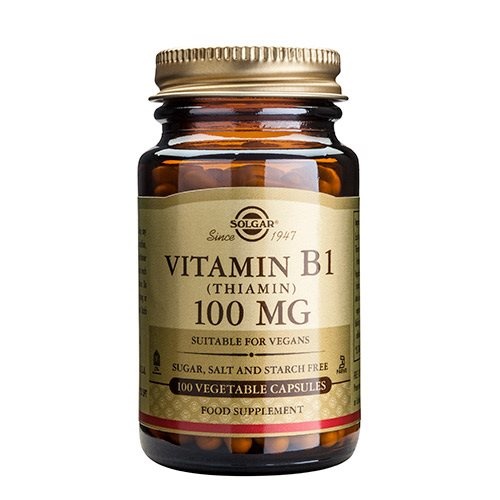 Solgar B1 Vitamin 100 Mg  Thiamin  100 Kap 18g