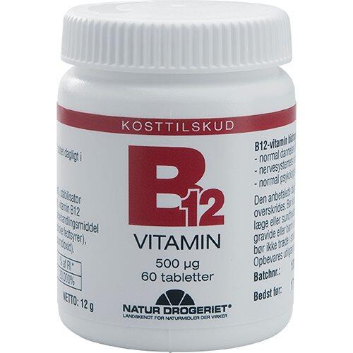 B12 Gold Vitamin 500 Ug   60 Tabletter