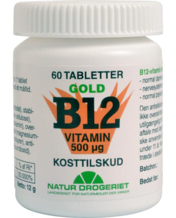 Nd B12 Vitamin 500 Ug 60 Tabletter