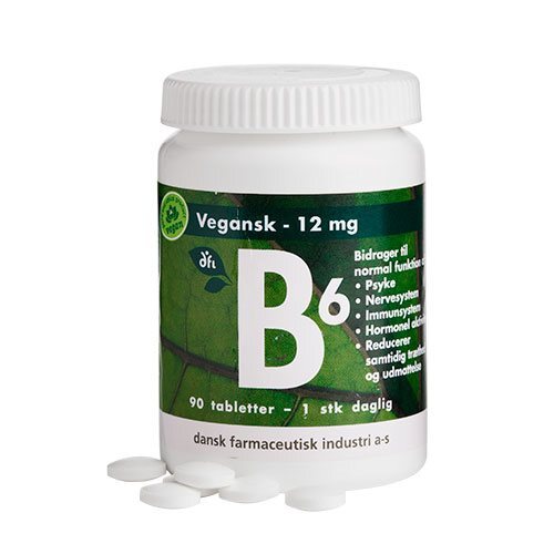 Dfi B6 12mg Vegansk  90tab