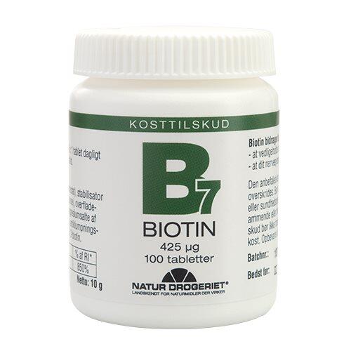 Natur Drogeriet Biotin 425 Ug  100 Tab