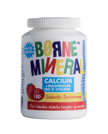 New Nordic Børne Mineral   Calcium   Magnesium   Skovbær 180 Tabl