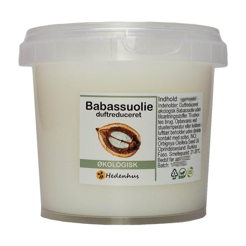 Babassuolie Duftreduceret økologisk 100 Gram