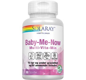 Solaray Baby Me Now Multivitamin Bull 90 Tab Datovare 09 25
