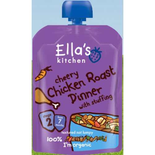Babymos Kylling Og Grøntsager 7 Mdr ø Ellas Kitchen  130 G