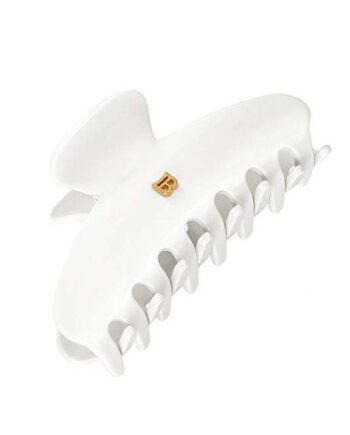 Balmain Cellulose Acetate Pince ?  Cheveux Medium White