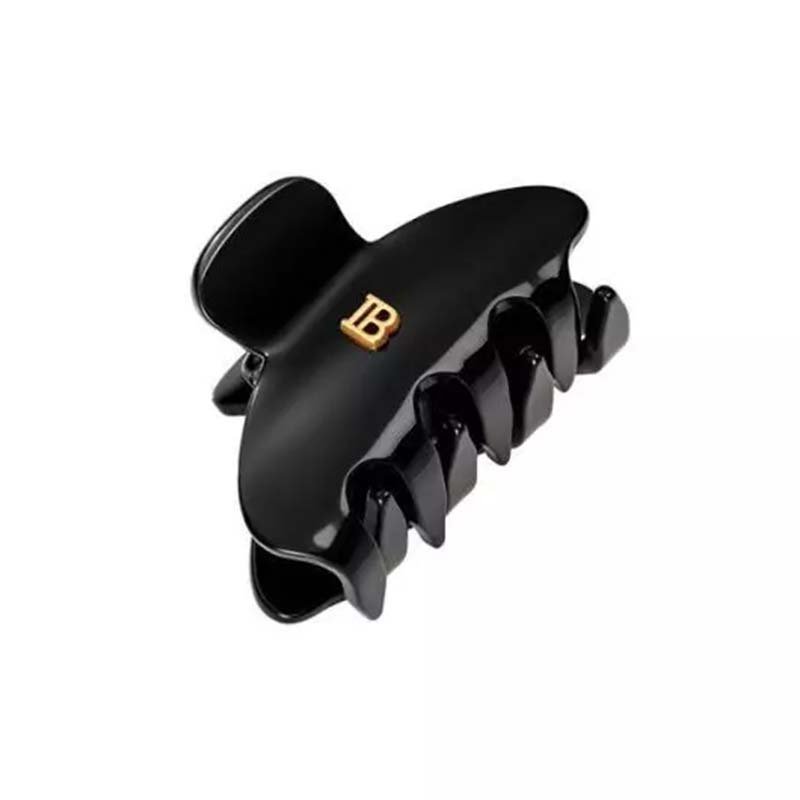 Balmain Cellulose Acetate Pince ? Cheveux Small Black