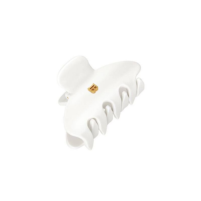 Balmain Cellulose Acetate Pince ? Cheveux Small White
