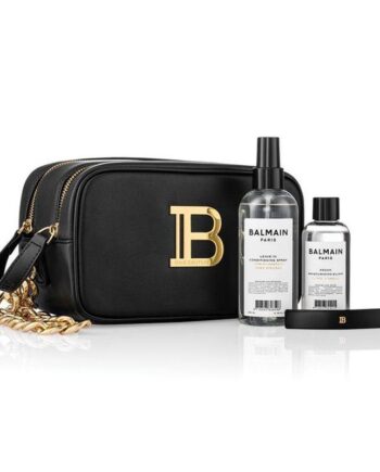 Balmain Signature Bag  Leave In  Argan Elixir  Barrette Medium Black