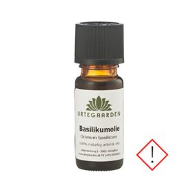 Urtegaarden Basilikumolie æterisk 10 Ml   X