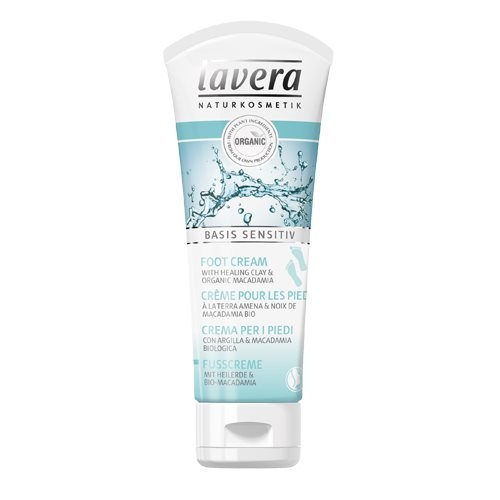 Lavera Foot Cream W  Healing Clay   Macadamia  75ml