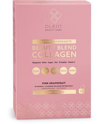 Plent Beauty Blend Collagen   Pink Grapefruit 30 X 5 Gr