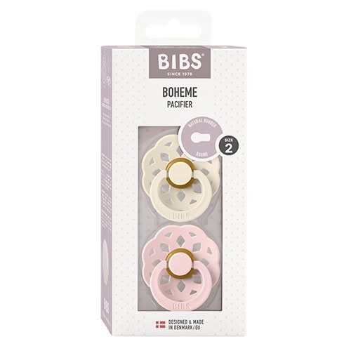 Bibs Boheme Latex Size 2 Ivory Blossom 2 Pack
