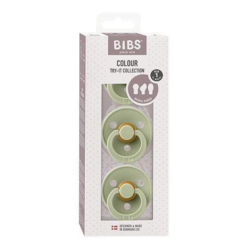 Bibs Try It Colour Size 1 Sage 3 Pack