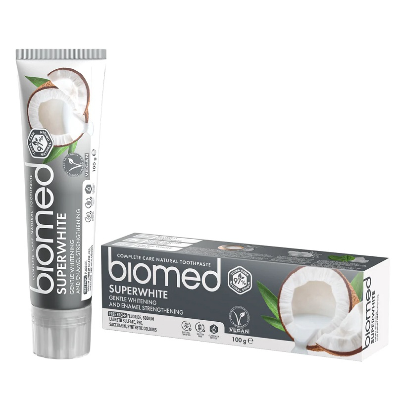 Biomed Superwhite Tandpasta 100 Ml    4 For 126