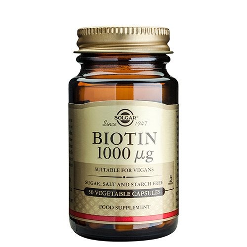 Solgar Biotin 1000ug  50 Kap 11g