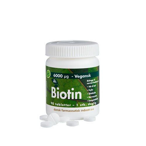 Biotin 6000 Mcg   90 Tabletter