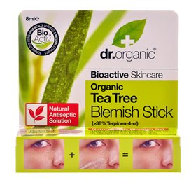Dr  Organic Blemish Gel Stick Tea Tree  Bull  8 Ml
