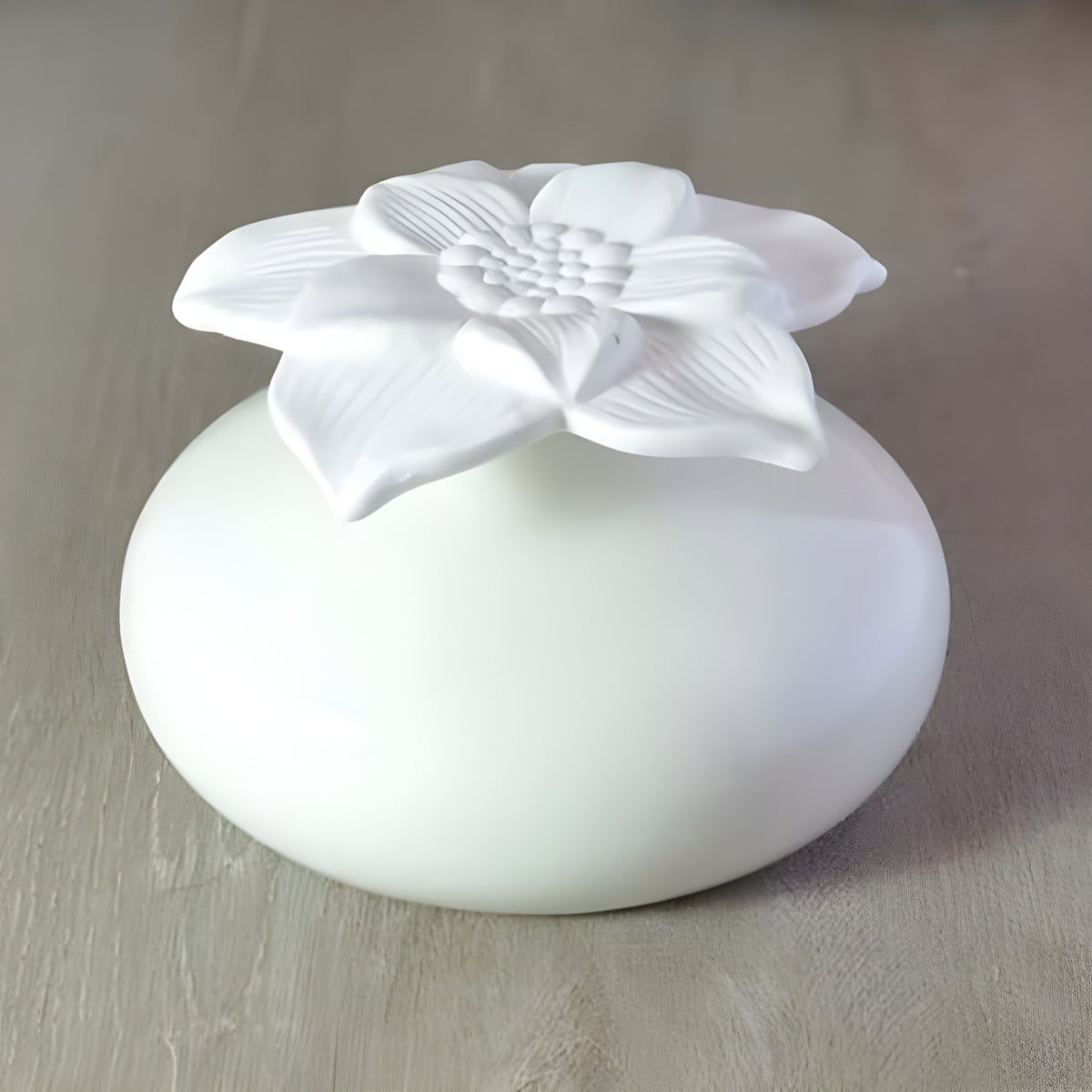 Apos Blomsten Apos Hvid Keramisk Diffuser