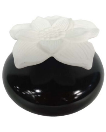 Apos Blomsten Apos    Sort   Hvid Keramisk Diffuser