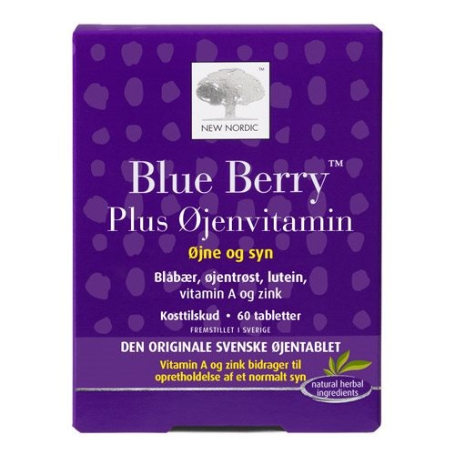 Blue Berry Plus øjenvitamin 10mg  60tab
