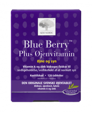 New Nordic Blue Berry Plus øjenvitamin 120 Tabl