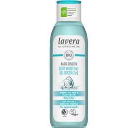 Lavera Body Wash 2in1 Basis Sensitiv 250 Ml