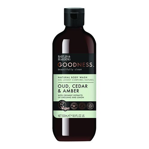Baylis   Harding Body Wash Oud  Cedar   Amber  500ml