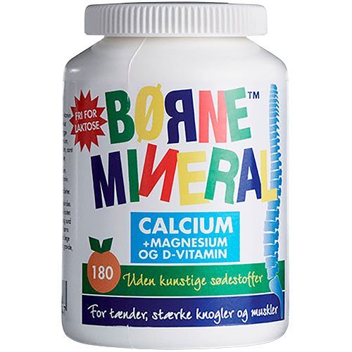 Børnemineral M  Appelsin   180 Tabletter
