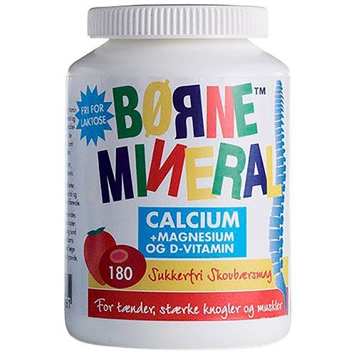 Børnemineral M  Skovbær   180 Tabletter