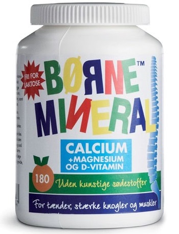 Børnemineral M  Appelsin  180tab