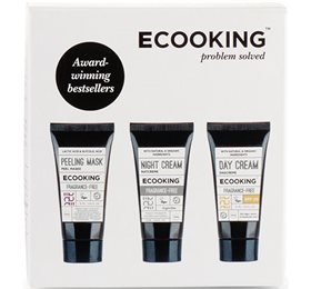 Ecooking Gaveæske   Day Cream Spf20  Night Cream   Peel Mask