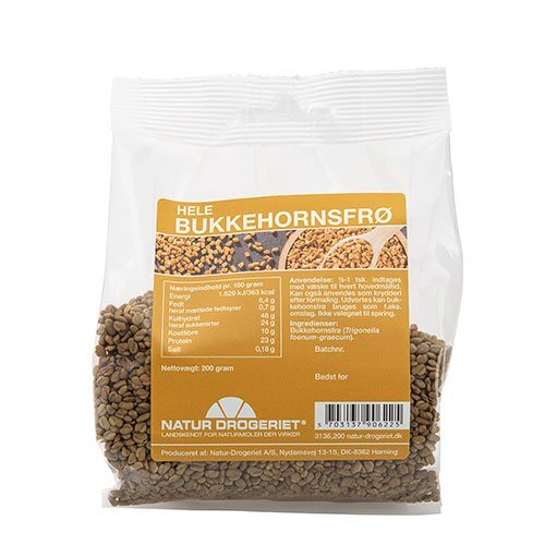 Natur Drogeriet Bukkehornsfrø Hele  200g