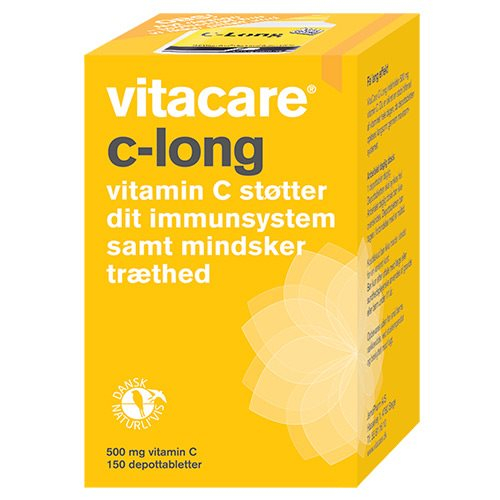 Vitacare C Long 500 Mg 150 Tabletter