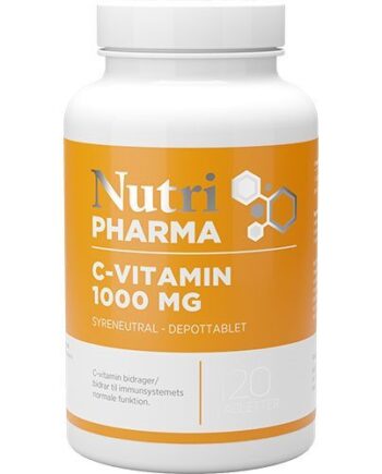 Nutripharma C Vitamin 1000 Mg   120 Tabletter