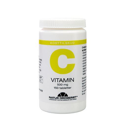 Mega C Syreneutral 500 Mg  Naturdrogeriet   150 Tabletter