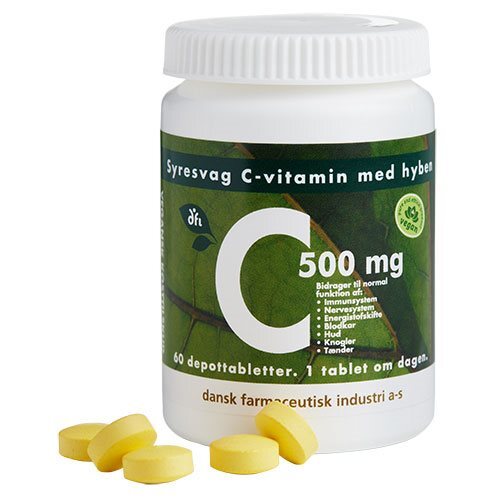 C500 Mg Syresvag C Vitamin   60 Tabletter