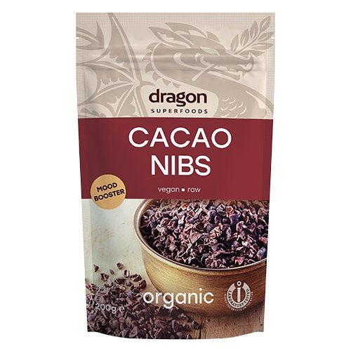 Cacao Nibs ø Criollo Raw   Dragon Superfoods  200 G