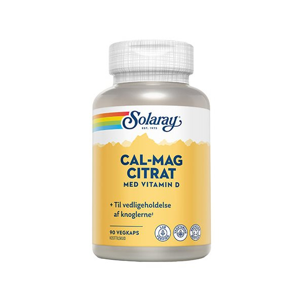 Solaray Cal Mag Citrat M  D Vitamin 90 Kaps