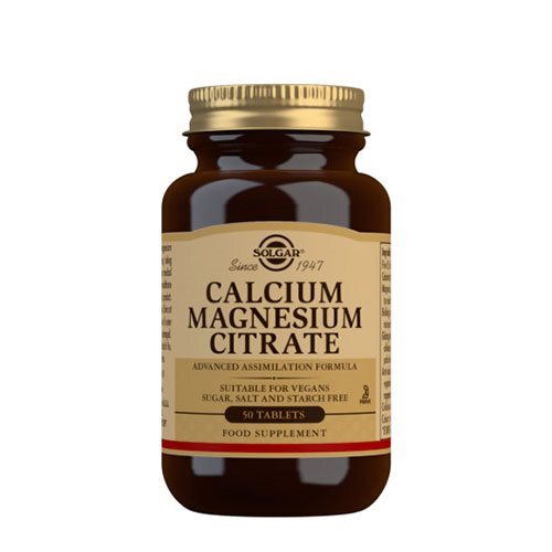 Solgar Calcium Magnesium Citrate   50 Tabletter