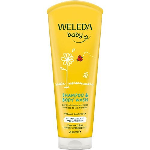 Weleda Calendula Shampoo   Body Wash   200 Ml